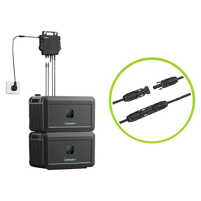 Growatt NOAH 2000 Speichersystem für Balkonkraftwerk 2kW