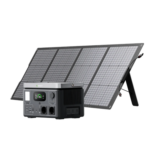 Growatt Vita 550 Tragbare Powerstation 538Wh 600W + 200W Faltbares Solarpanel
