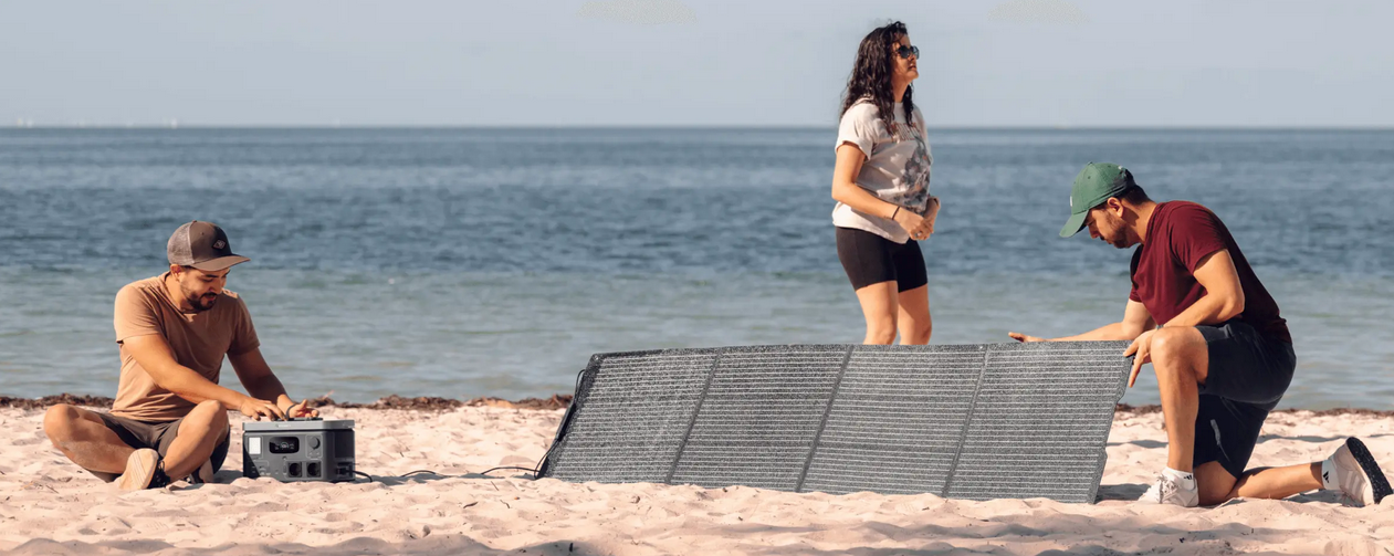 Growatt Vita 550 Tragbare Powerstation 538Wh 600W + 200W Faltbares Solarpanel