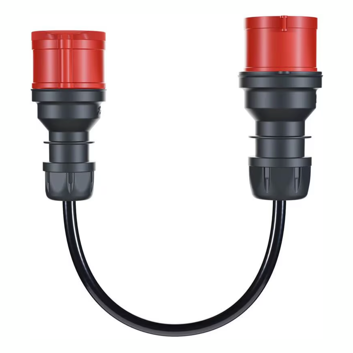 go-e Gemini flex 11 kW auf CEE rot 32 A Adapter
