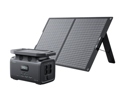 Growatt INFINITY 1500 Tragbare Powerstation 1512Wh 2000W+ 100W Faltbares Solarpanel