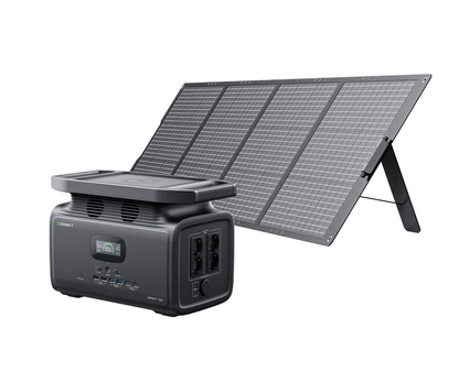 Growatt INFINITY 1500 Tragbare Powerstation 1512Wh 2000W+ 200W Faltbares Solarpanel