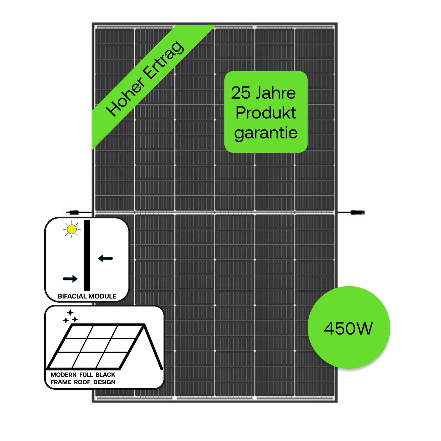 Trina Solar Vertex S+ 450W Glas Glas Solarmodul