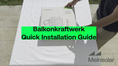 Balkonkraftwerk Set Growatt Neo + 4x 210W Flex Solarmodule